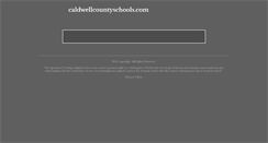 Desktop Screenshot of caldwellcountyschools.com